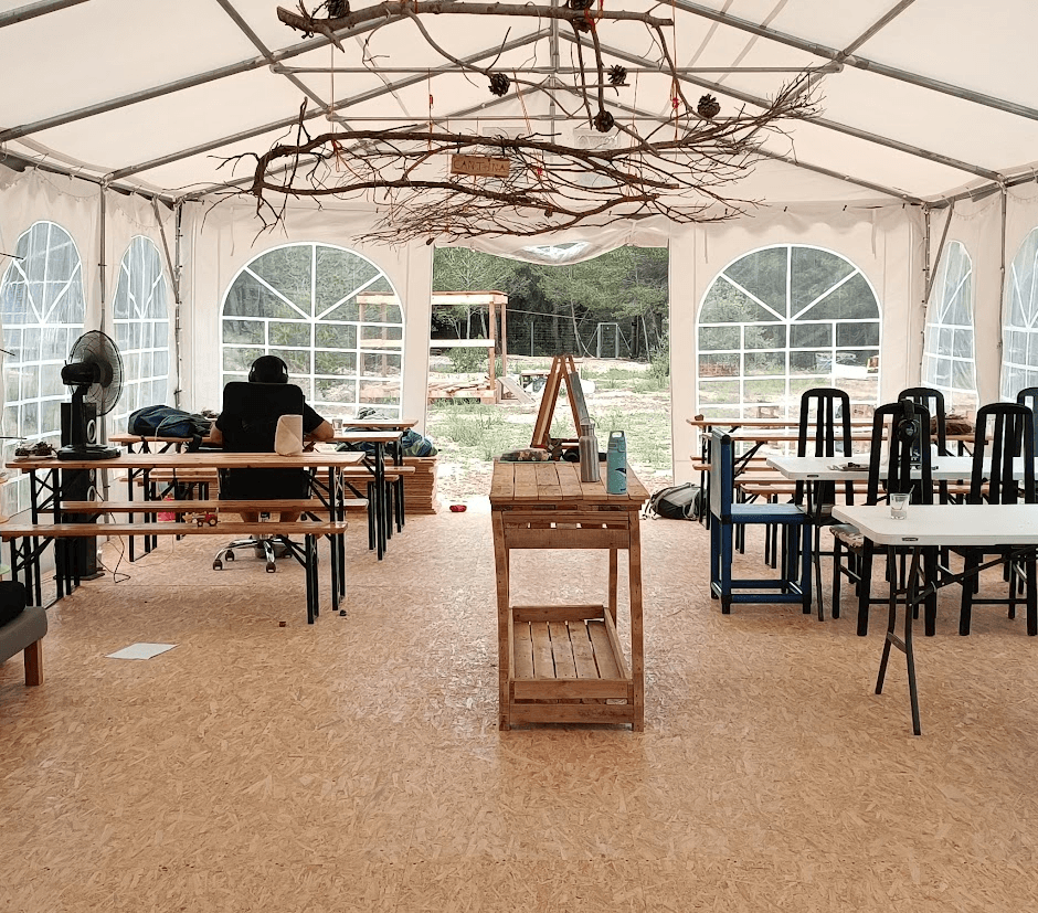 Silly Team Work Tent